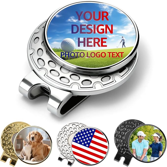 Custom Photo Magnetic Golf Ball Marker
