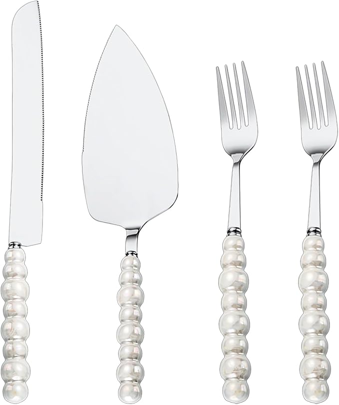 Wedding Cake Knife And Server Set