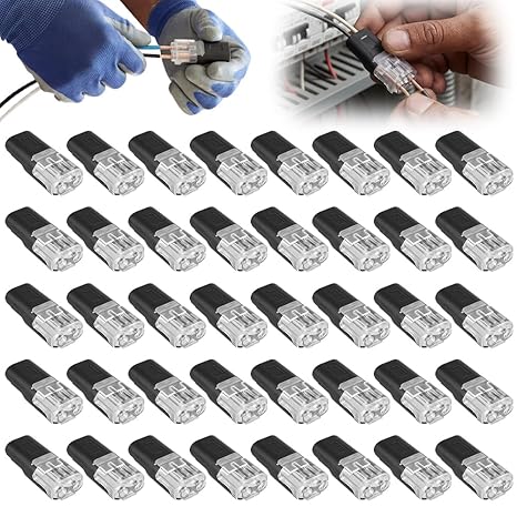 Quick Clip Locking Double Wire Connectors