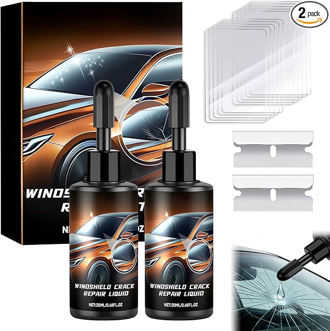 Windshield Chip & Crack Repair Kit 2026 2 Set