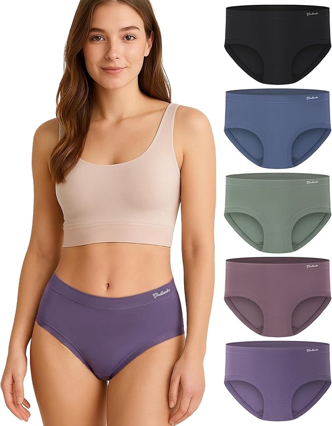 Bamboo High-Waist Women’s Underwear 5-Pack