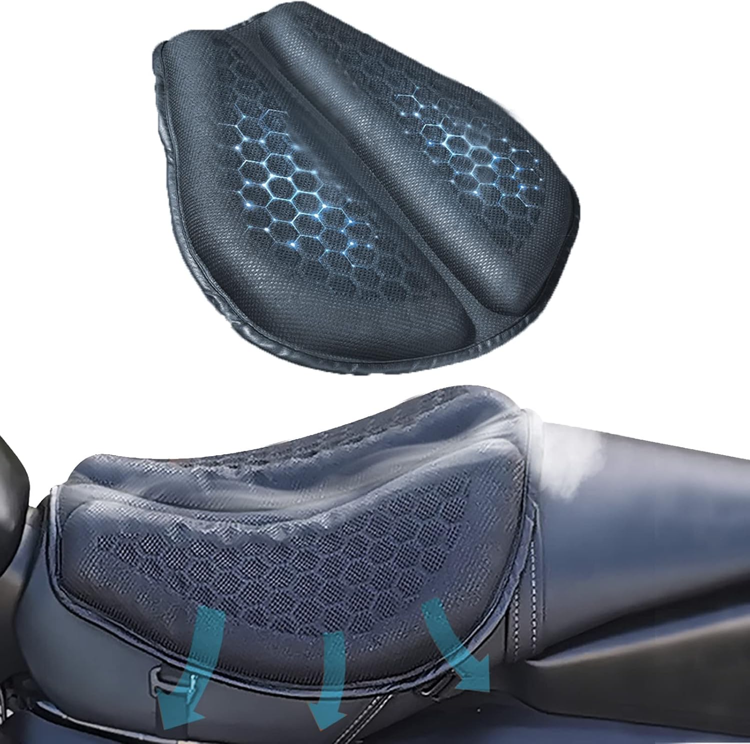 Motorcycle Gel Seat Pressure Relief Pad