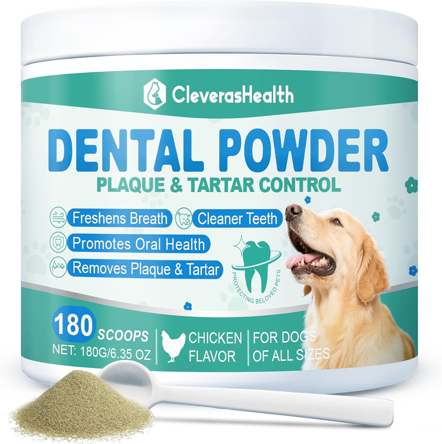 Chicken Flavor Dog Dental Cleaning Powder