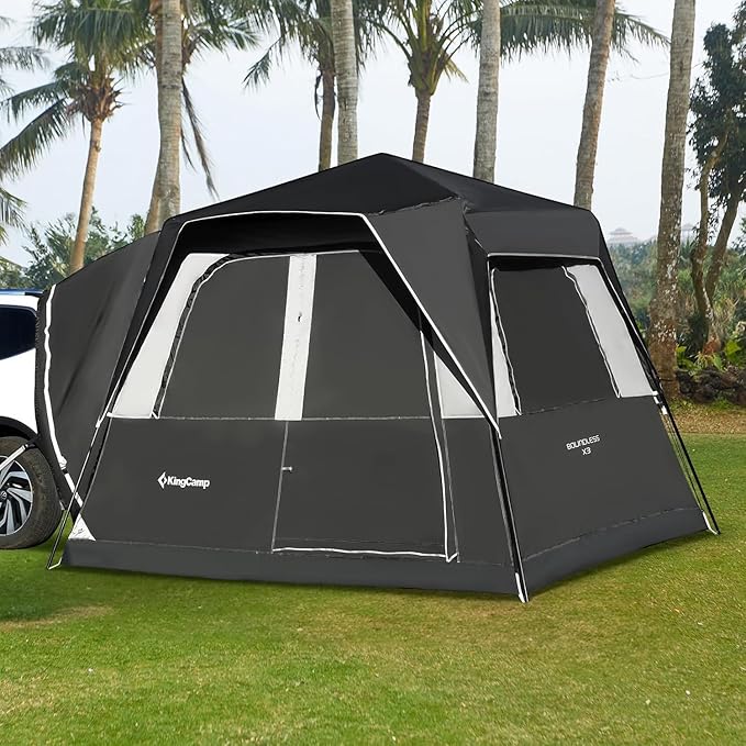 KingCamp SUV Tent with Movie Screen Instant Setup
