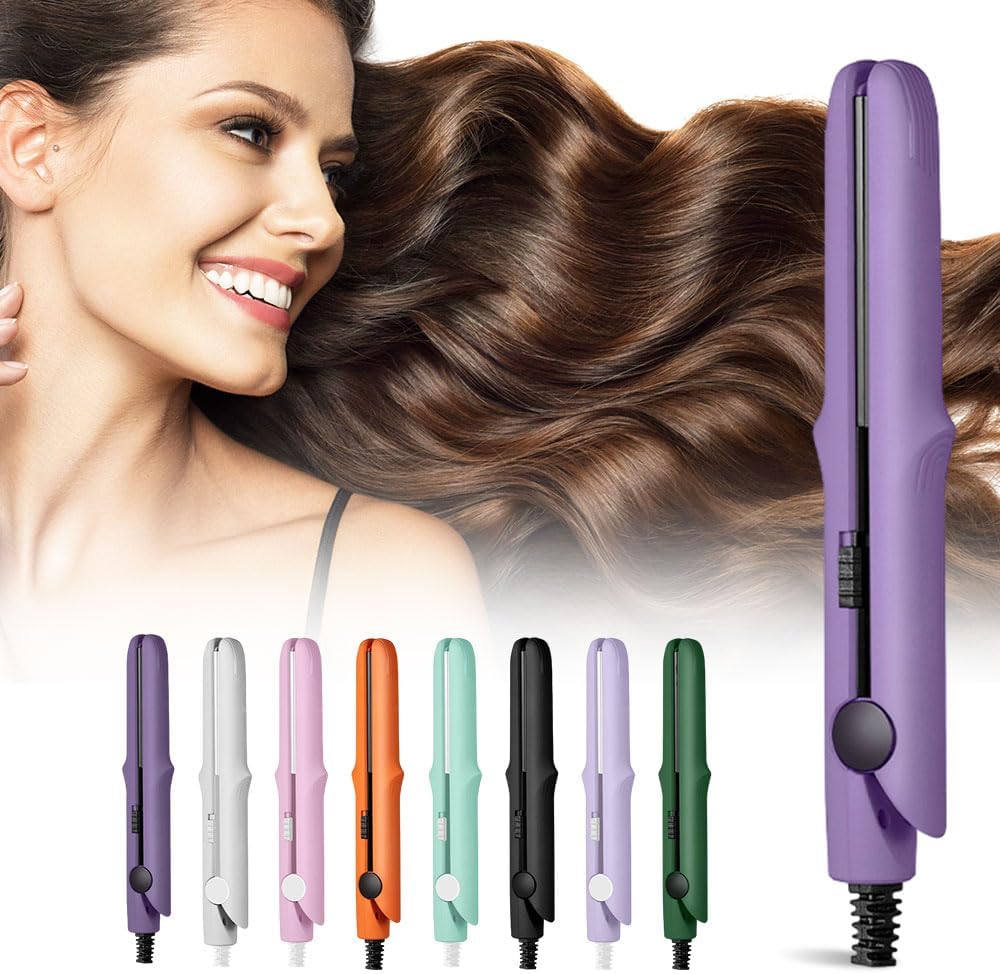 2-in-1 Mini Curling Iron Flat Iron 2026