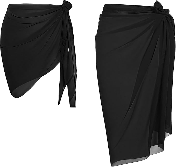 Chiffon Sarong Wraps 12 Pack Women Beach Cover Up