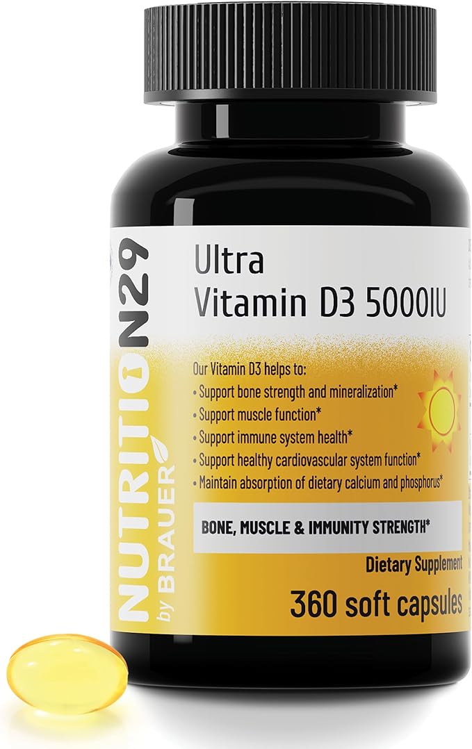 Vitamin D3 5000 IU with Provitas® 360-Day Supply