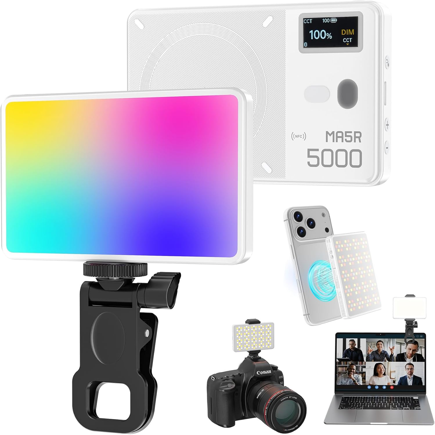 Magnetic Selfie Phone Video Light