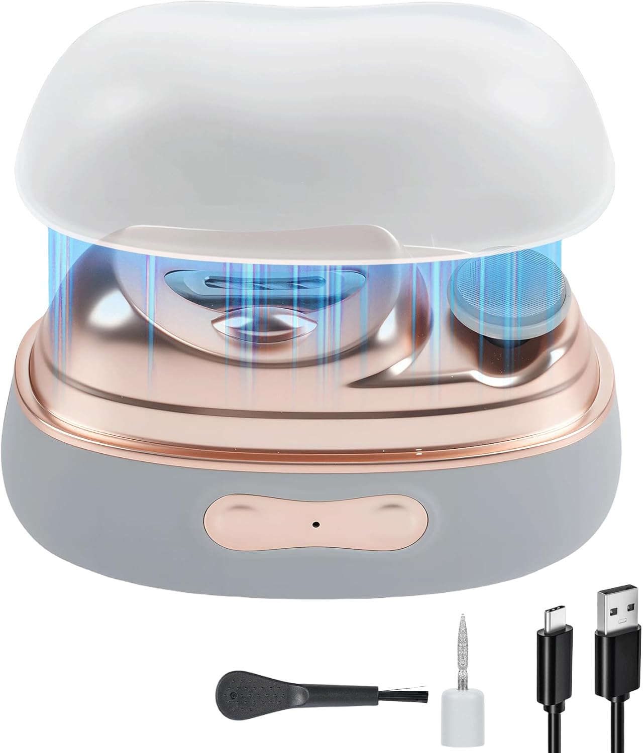 3-in-1 Electric Nail Clipper Trimmer Auto Light