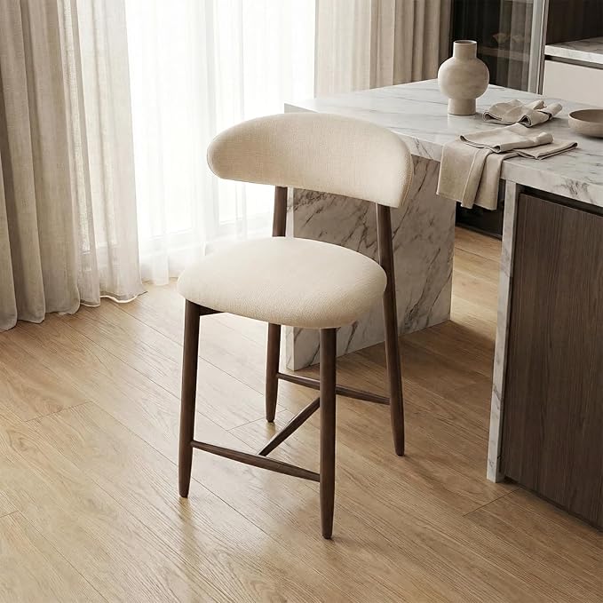 Beige Counter Height Bar Stools
