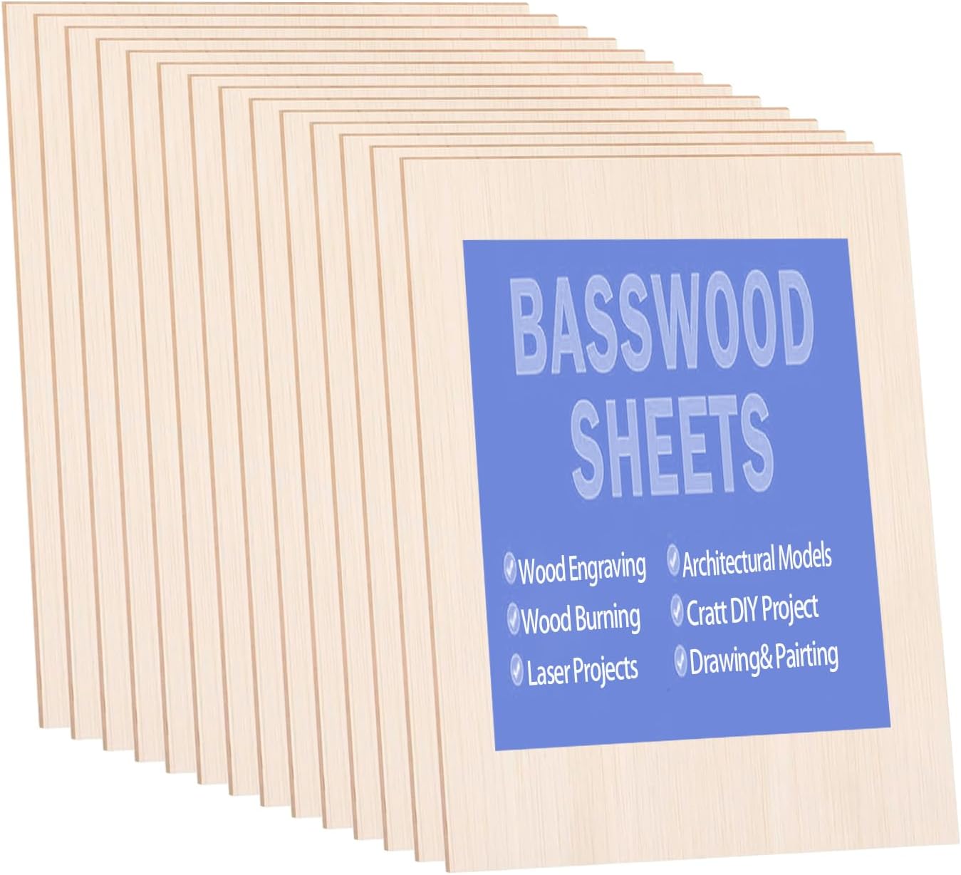 Fifteen Pack Balsa Wood Sheets