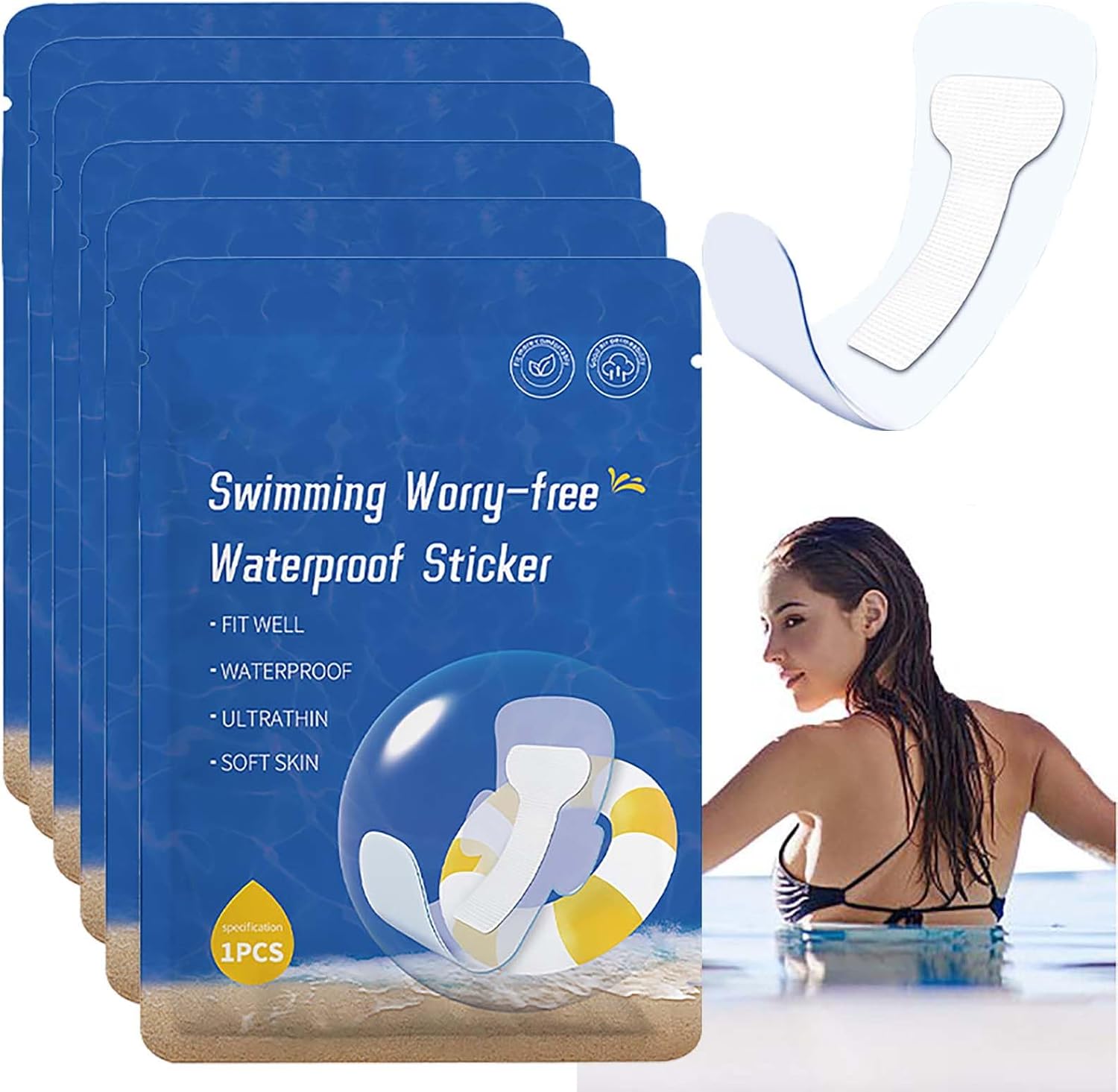 Women’s Waterproof Reusable Swimming Patches