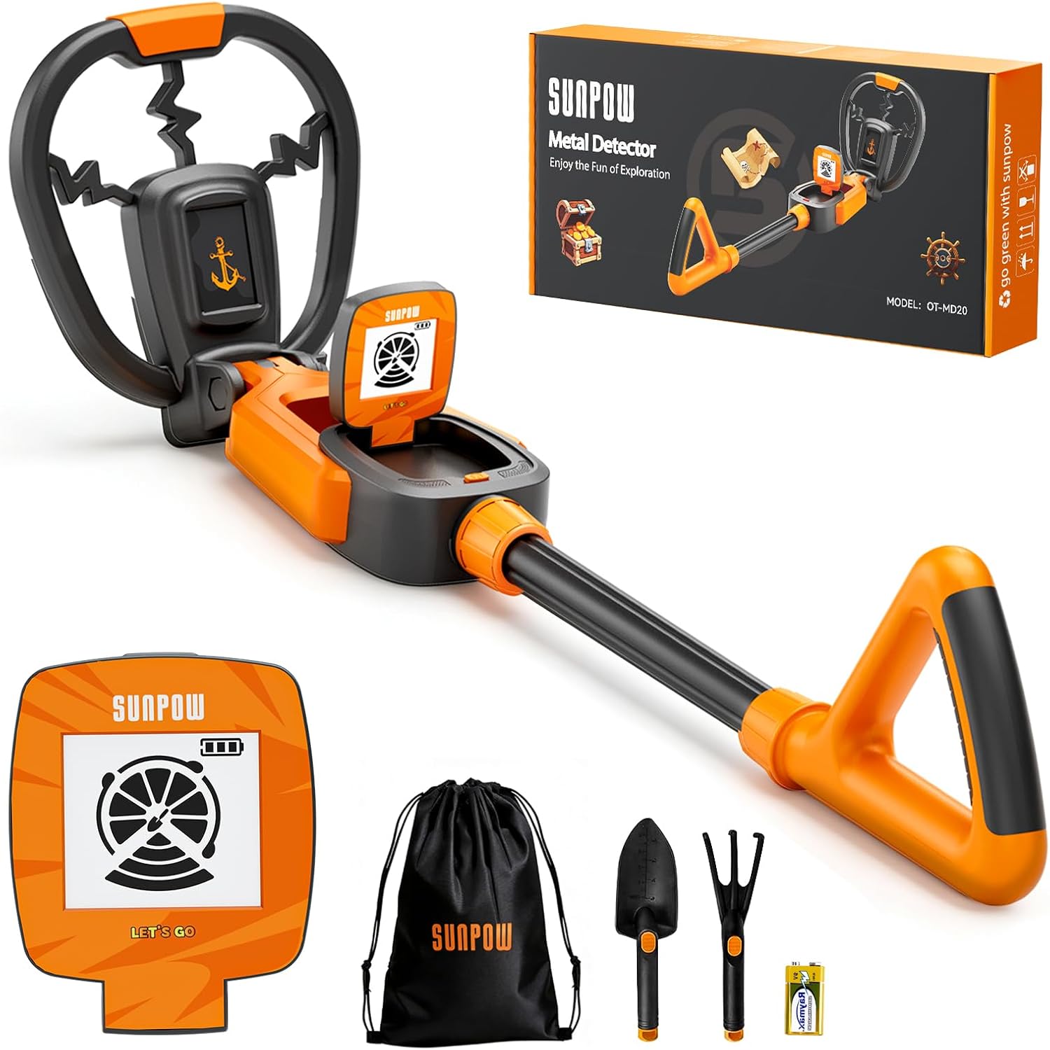 SUNPOW Kids Metal Detector Kit