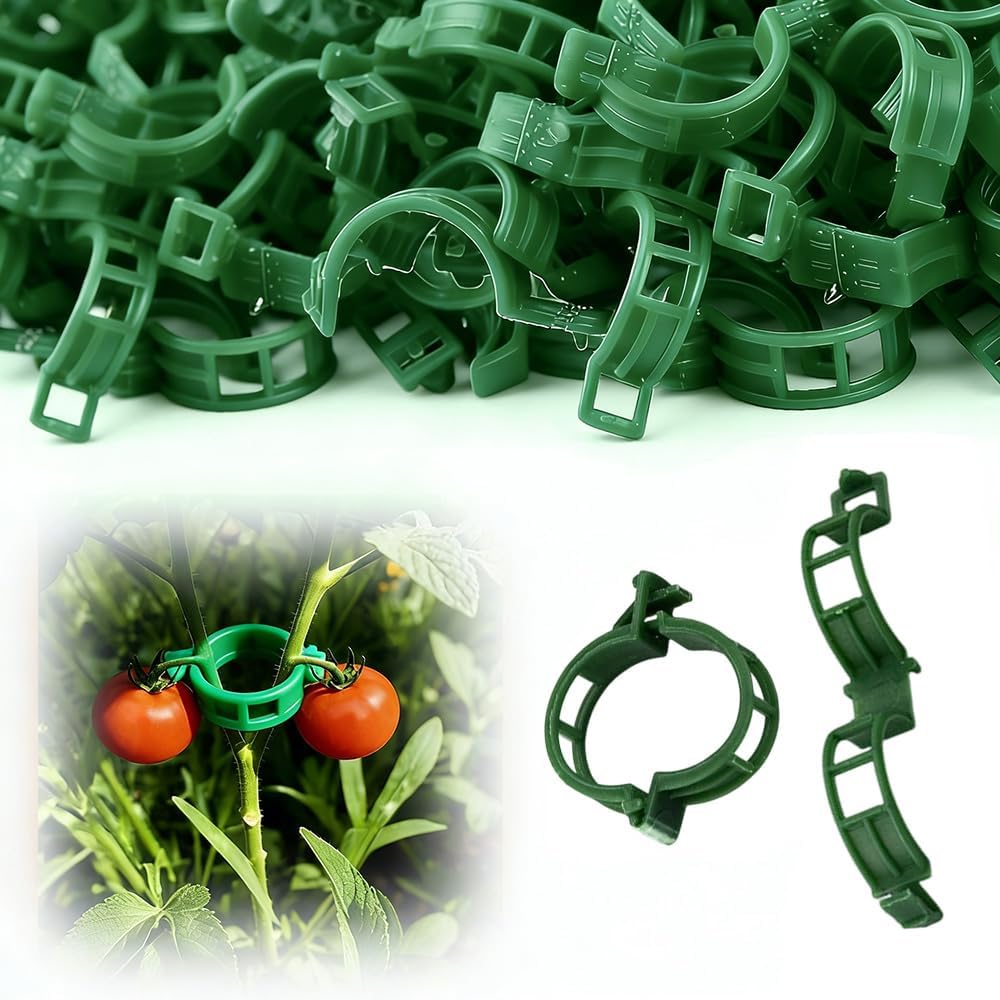 Plastic Plant Clips 50 Pack Green 2026