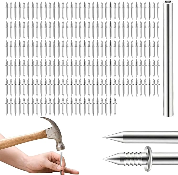 Double Headed Nails with Sleeve Tool 50pcs