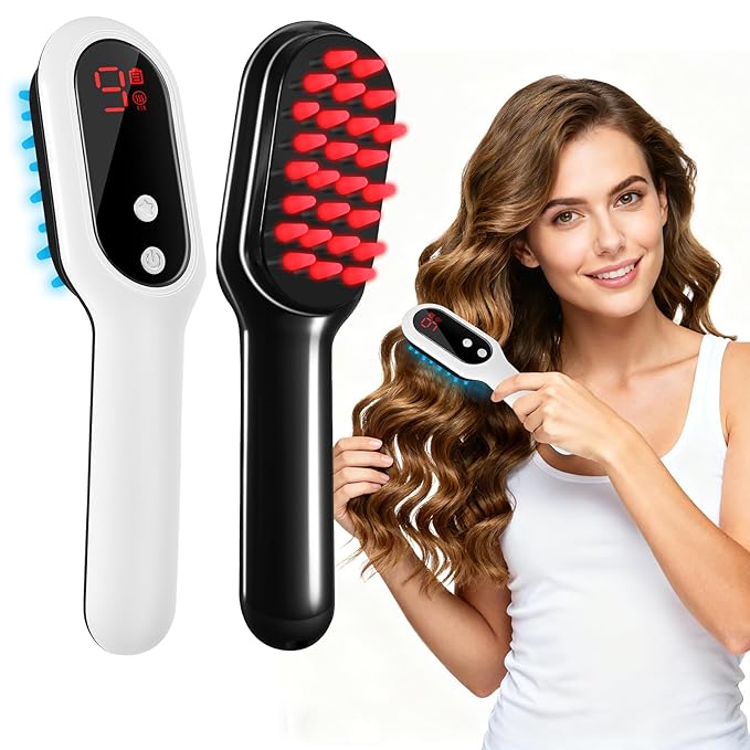 Red Light Therapy Hair Growth Comb Portable Handheld