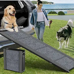 63″ Extra-Long Non-Slip Folding Dog Ramp
