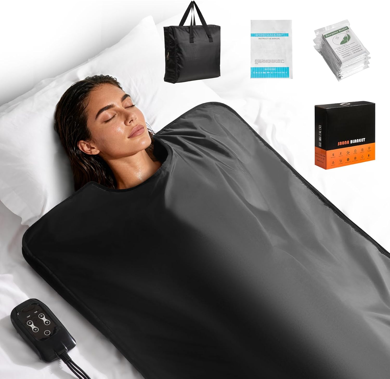 Portable Waterproof Heated Sauna Blanket