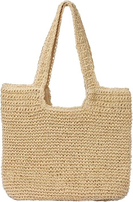 GOLDTIMO Summer Large Woven Beach Tote