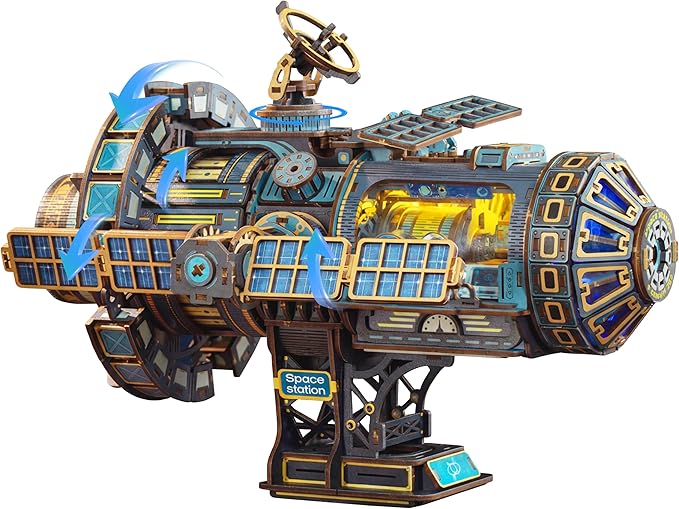 Interstellar Space Station Three D Puzzle