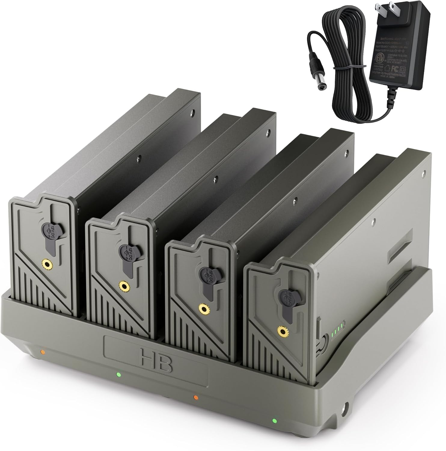 Upgraded Rechargeable Li-Po Battery & 4-Port Charging Station (4-Pack)