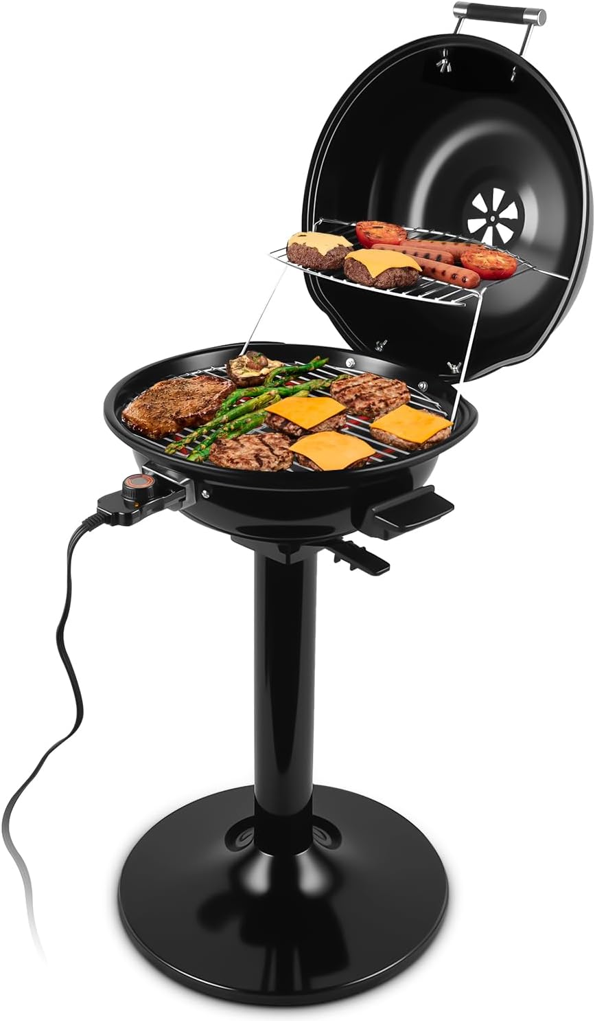 CUSIMAX 1600W Portable Indoor and Outdoor Electric Grill