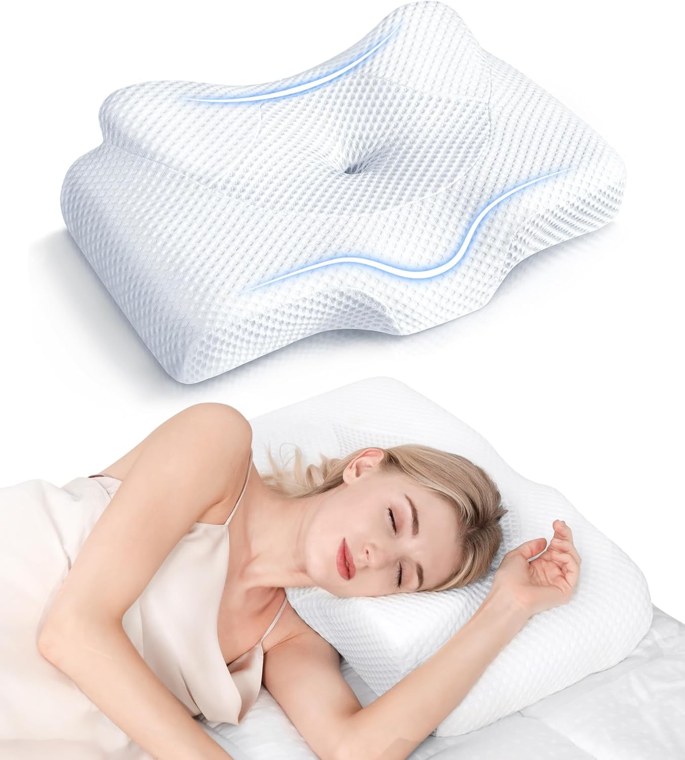 Osteo Orthopedic Cervical Memory Foam Pillow