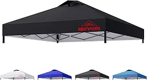 Black Pop Up Canopy Replacement Top