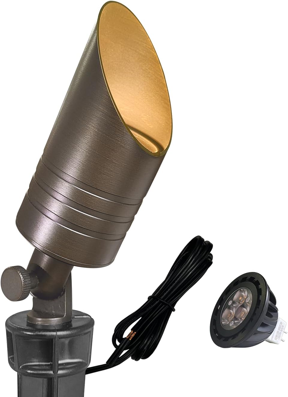 Professional Brass Three-Direction Well Light