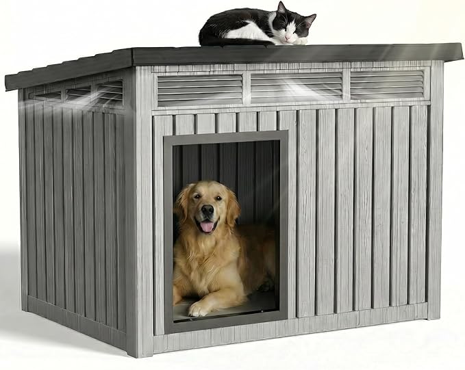 Large Weatherproof Outdoor Dog House