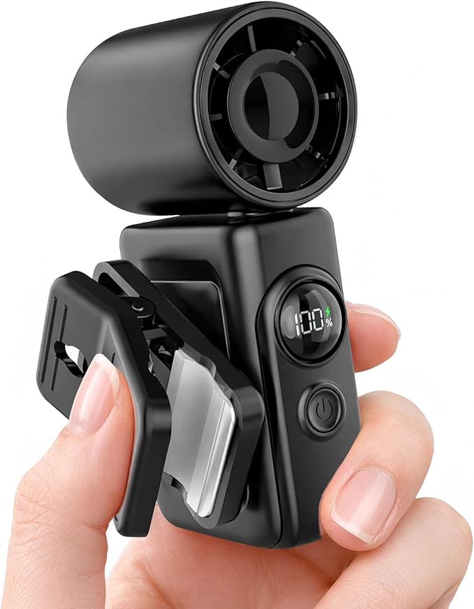 High-Speed Clip-On Portable Mini Fan