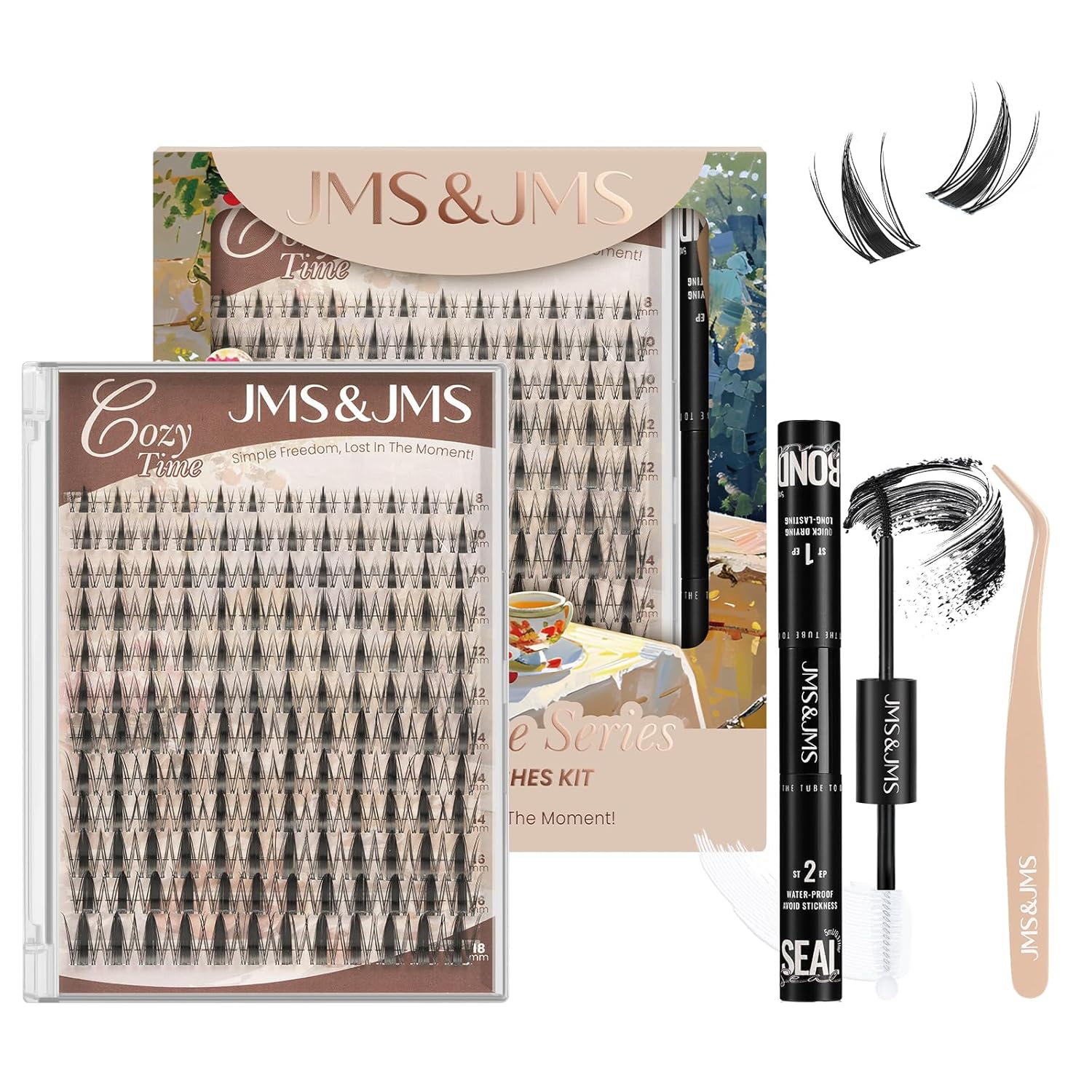 JMS&JMS Fairy Cluster Lash Extension Kit (8mm–18mm Mix)