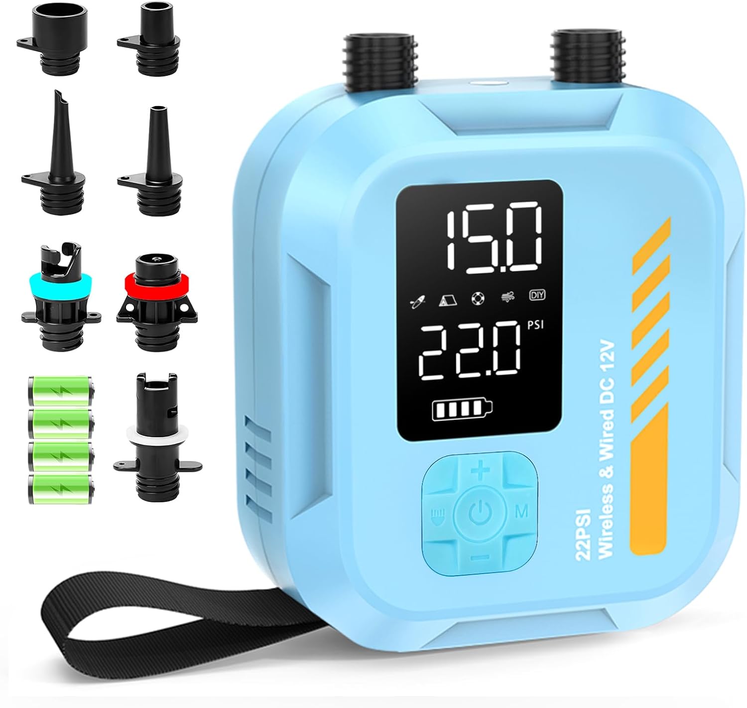 Portable 22 PSI Rechargeable Electric SUP Pump