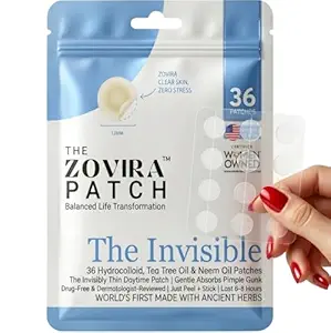 Invisible Hydrocolloid Pimple Patches 36 Count