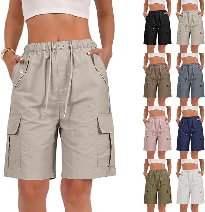 Women’s Quick-Dry Bermuda Cargo Shorts