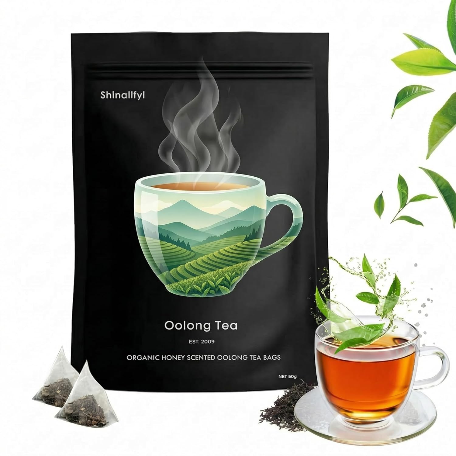 2026 Premium High-Altitude Oolong Whole Leaf Tea (20 Bags)