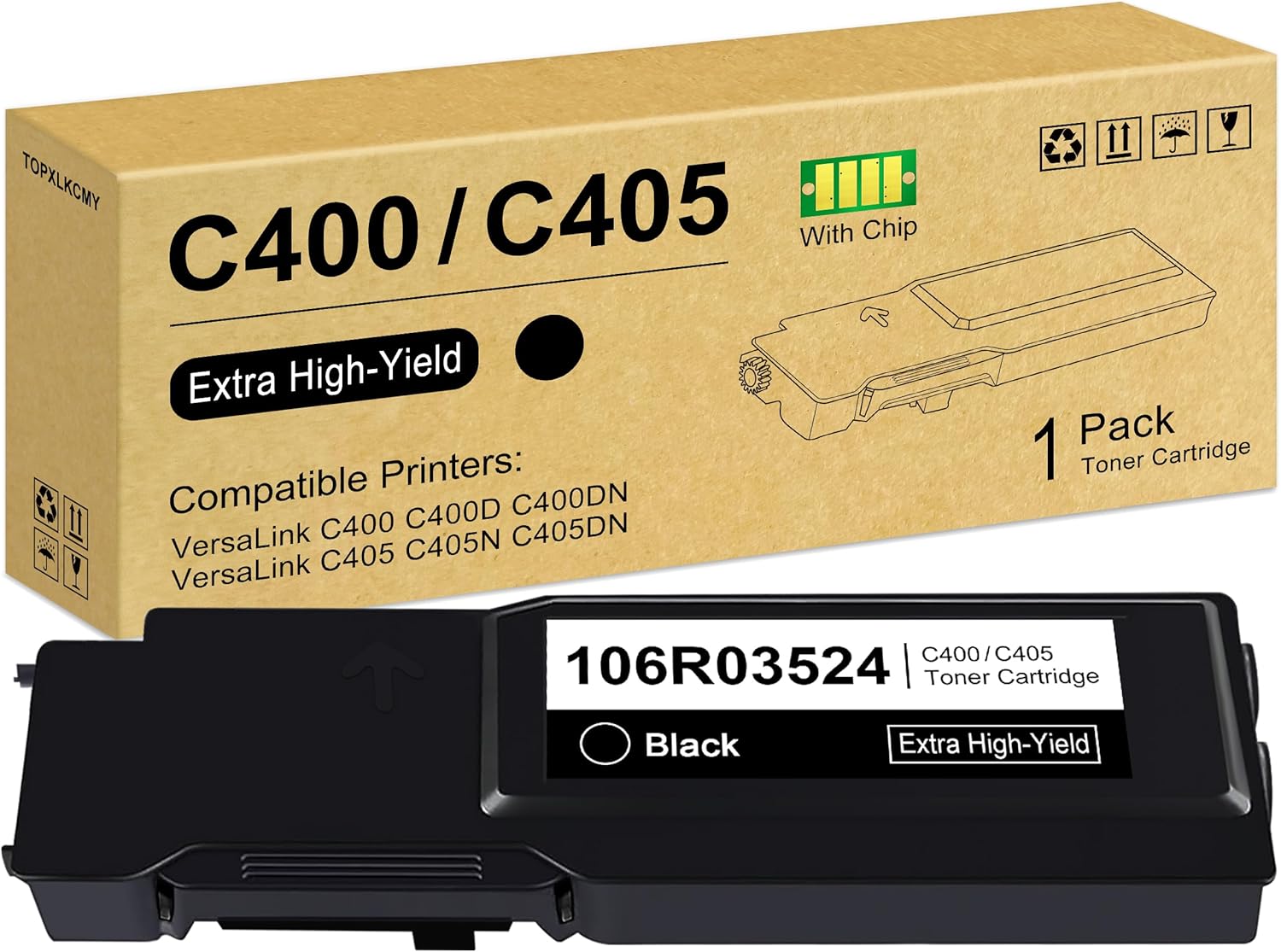 Extra High Yield Black Toner Cartridge Replacement