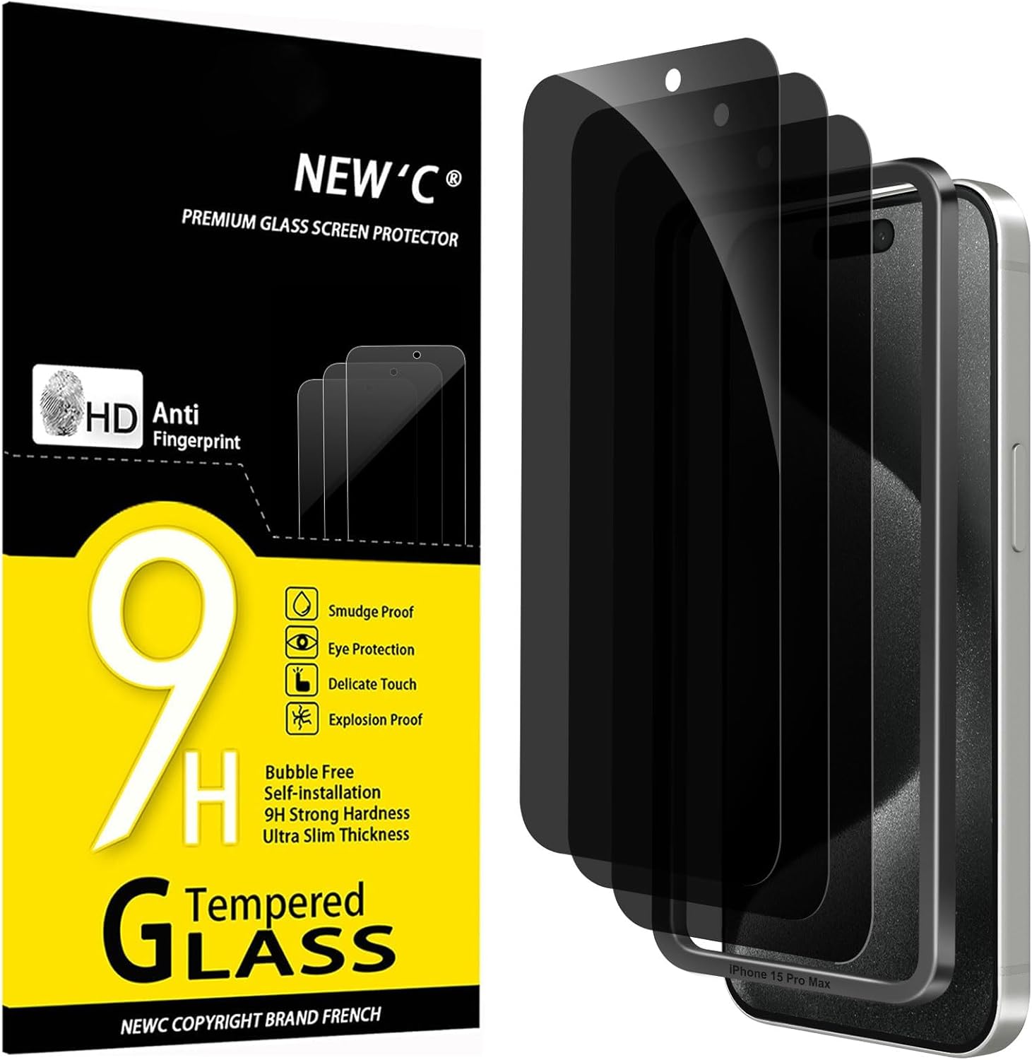 Privacy Tempered Glass Screen Protector