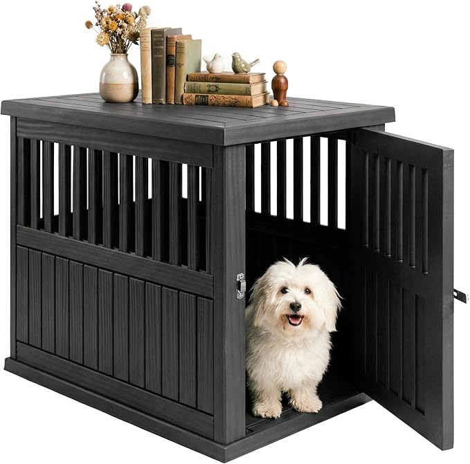 Fancyango Decorative Dog Crate Furniture End Table