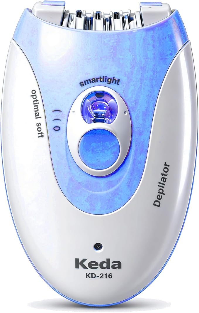 Professional Two-Speed Rechargeable Epilator with LED Precision Light