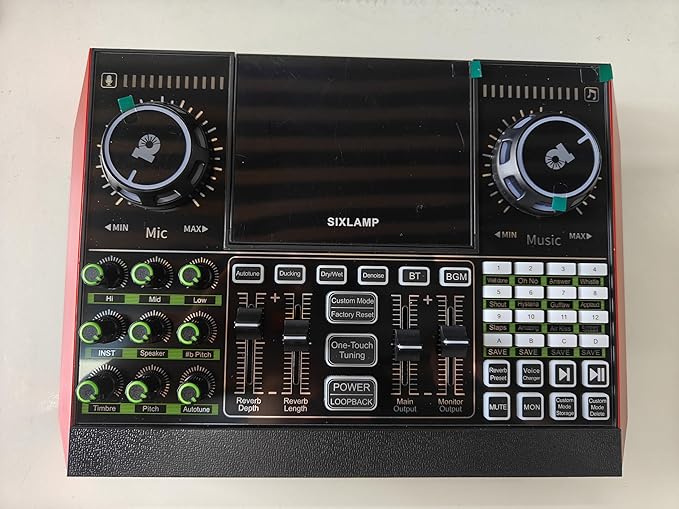 All-in-One Podcast Audio Mixer and Live Sound Card Hu