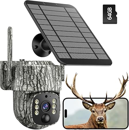 4G LTE Cellular 360° Solar Trail Camera