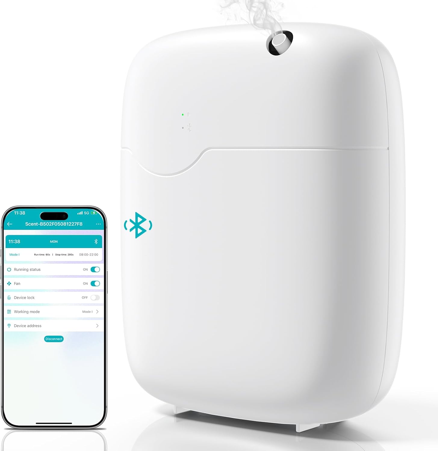 Smart Waterless Essential Oil Scent Diffuser