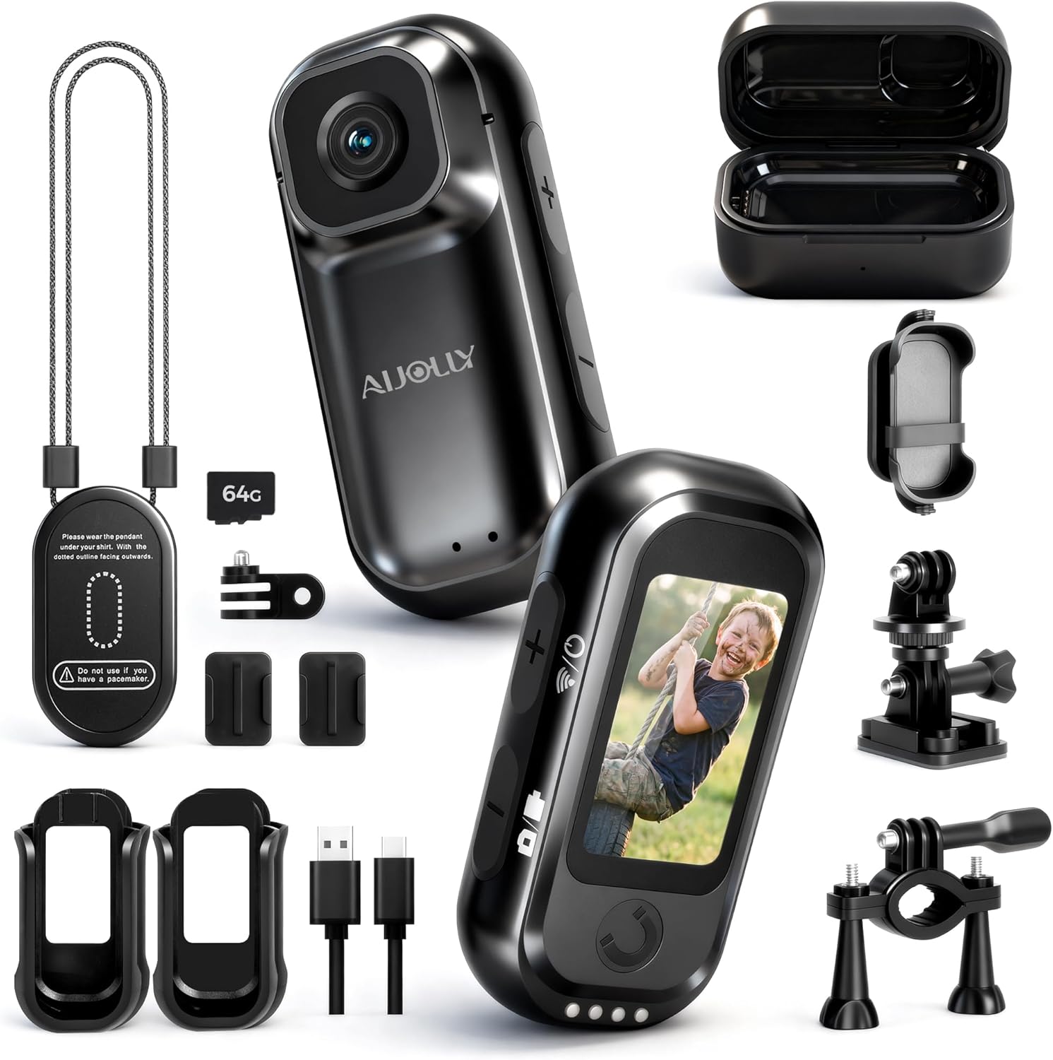 Thumb Action POV Body Camera