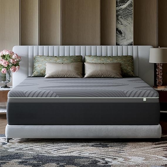 Novilla 12-Inch King Size Gel Memory Foam Mattress