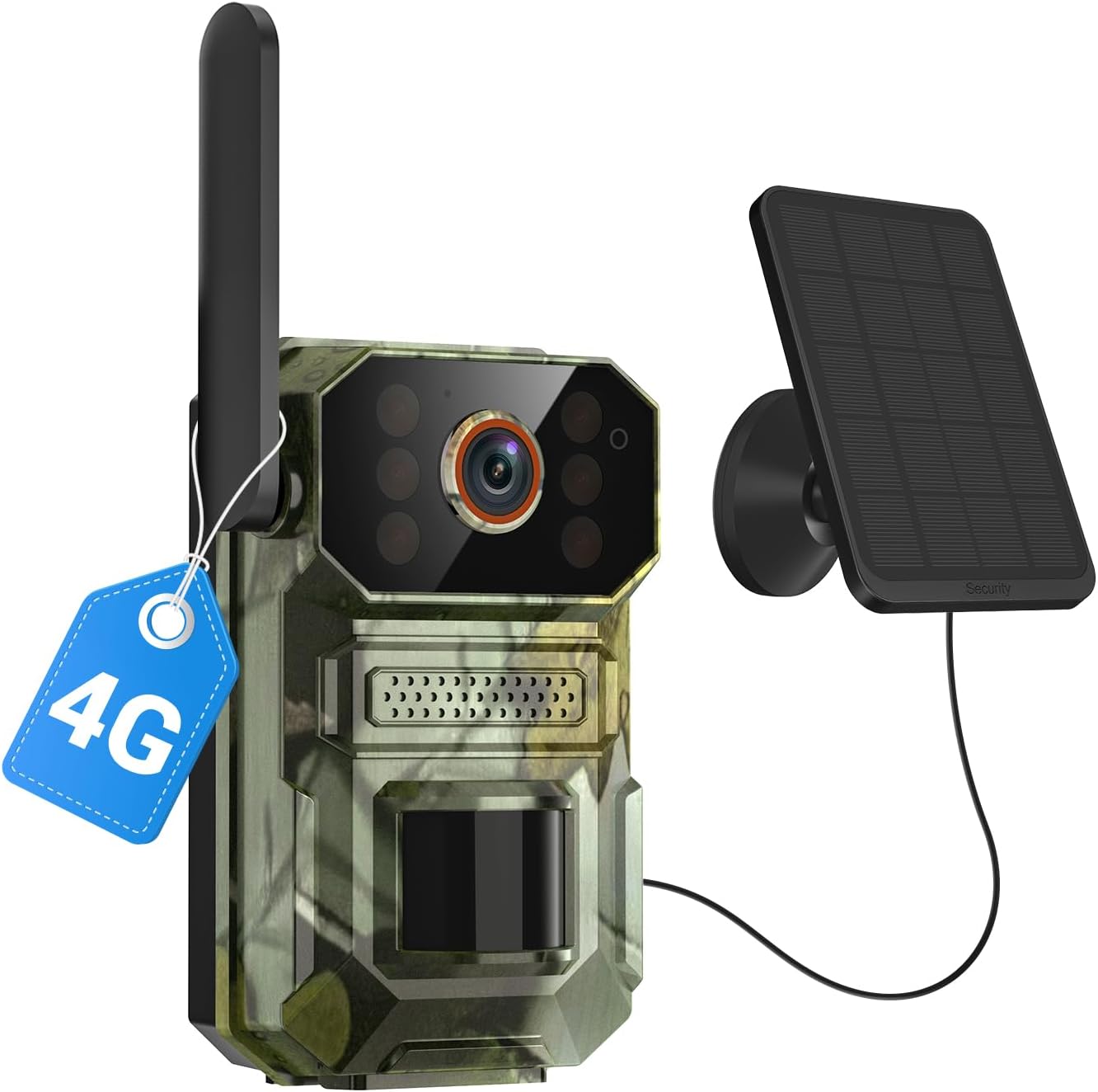 Solar Powered 4G LTE Cellular Doorbell