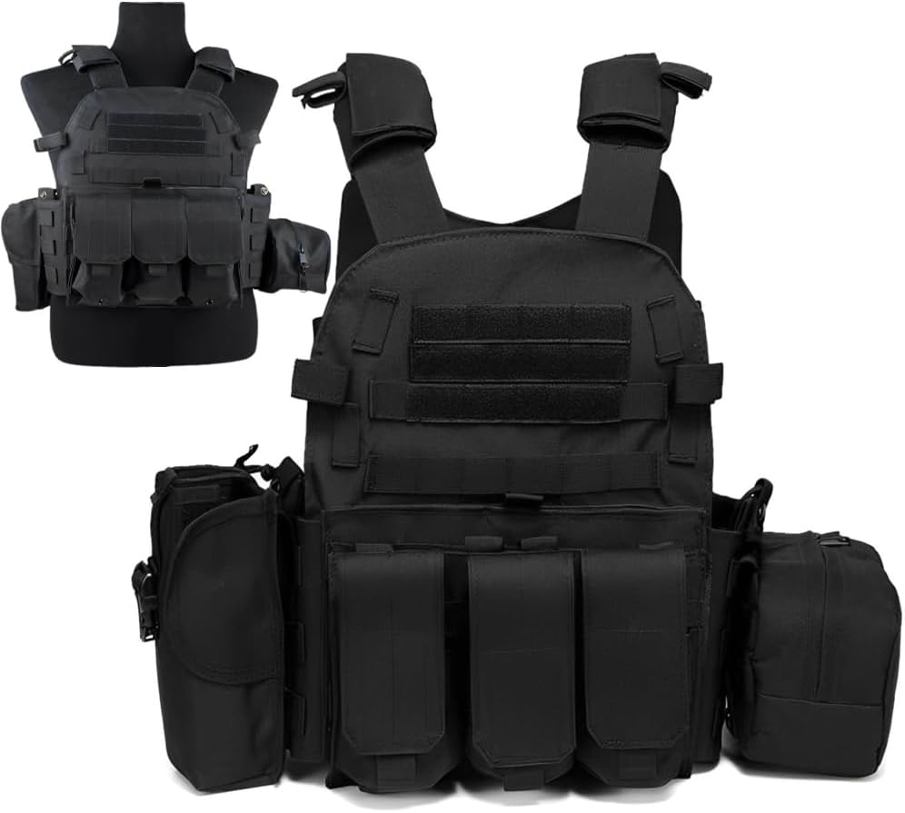 Adjustable Tactical MOLLE Combat Vest