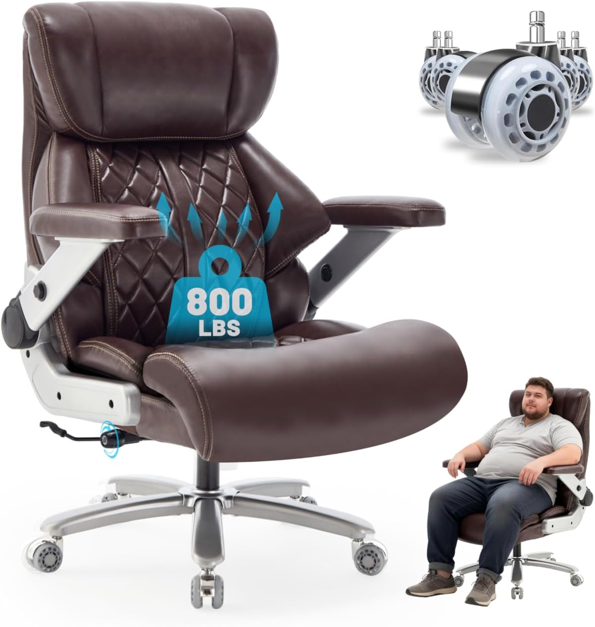 Heavy Duty Eight Hundred Pound Office Chair