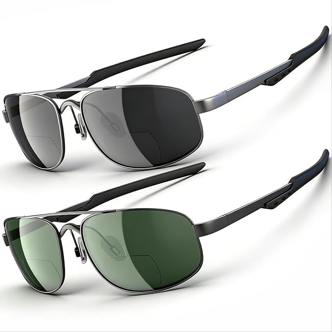 JO Aviator Bifocal Sun Readers (2-Pack)