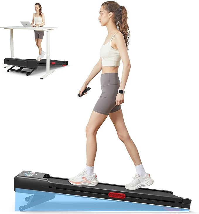 Incline Under Desk Walking Pad Treadmill